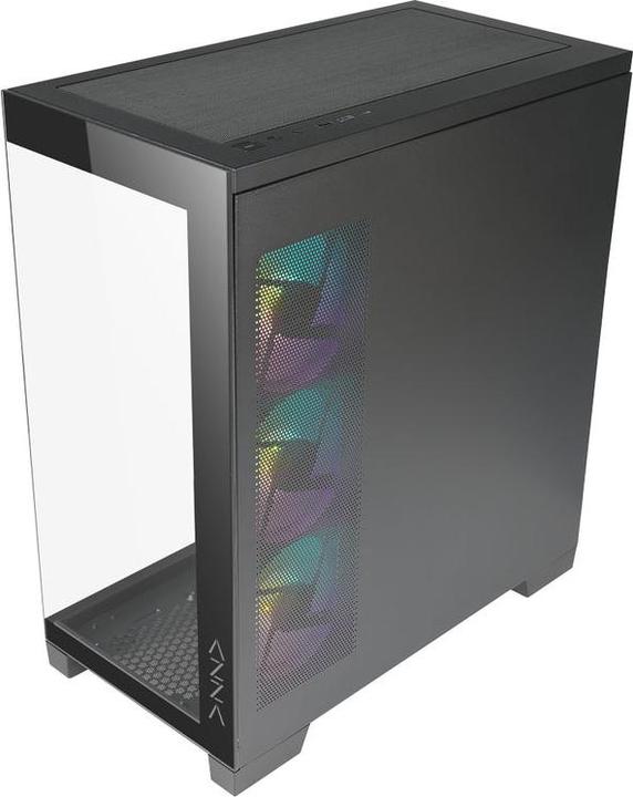 Immagine prodotto Azza Boitier Moyen Tour ATX Cove RGB avec panneaux vitrés (Noir) (Micro-ITX, ATX, ITX)