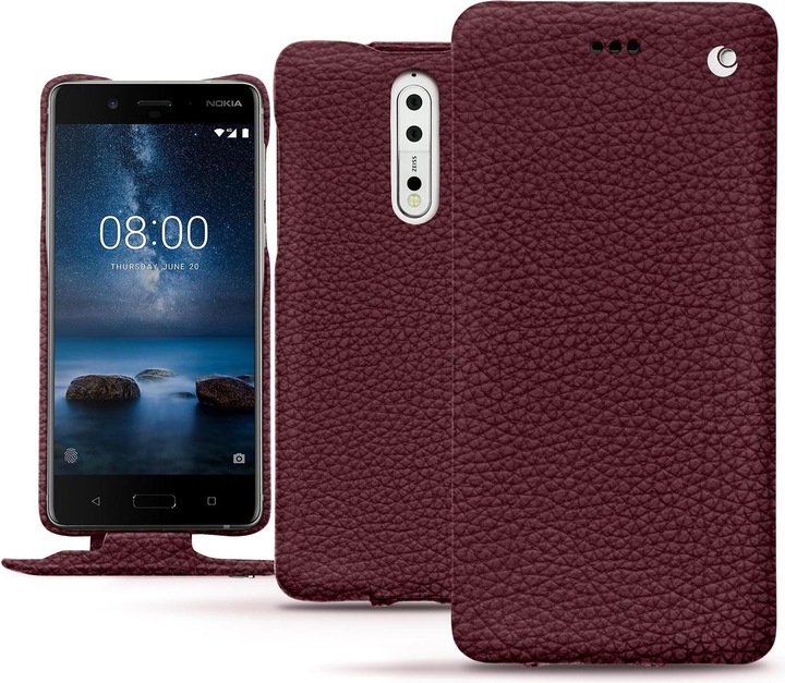 Noreve Lederschutzhülle vertikal (Nokia 8)