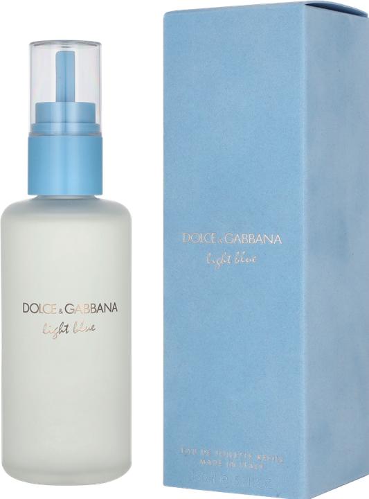 Actual product image Dolce & Gabbana Light Blue Pour Femme Eau De Toilette Refill 150 Ml (Eau de toilette, 150 ml)