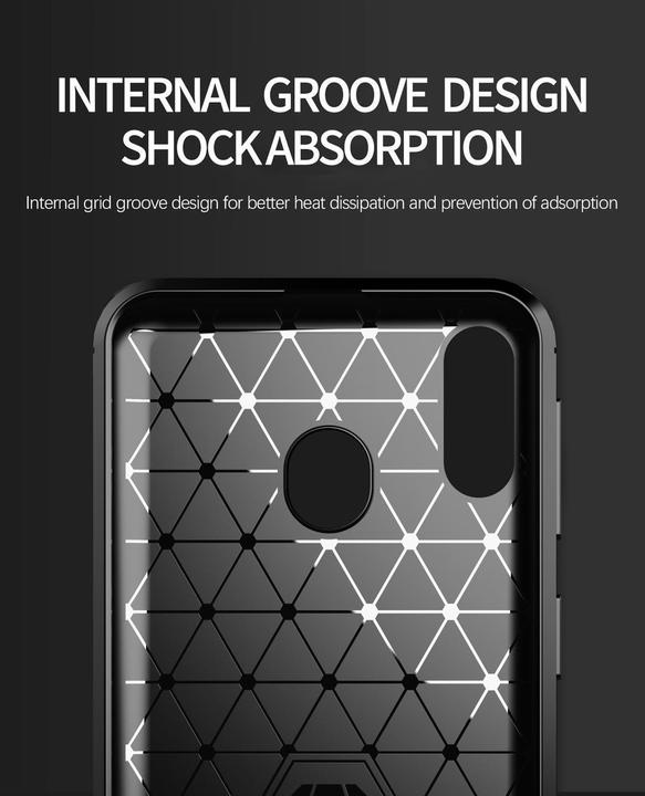 Image du produit Cadorabo TPU Ultra Slim carbon edelstahl Combi Cover (Samsung Galaxy M10s, Samsung Galaxy A20, TCL A30)