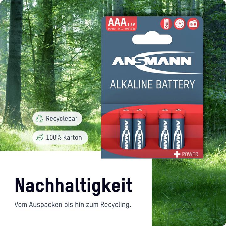 Productafbeelding Ansmann Batterijset Micro, Mignon 40 (40 Pcs., AA, AAA)