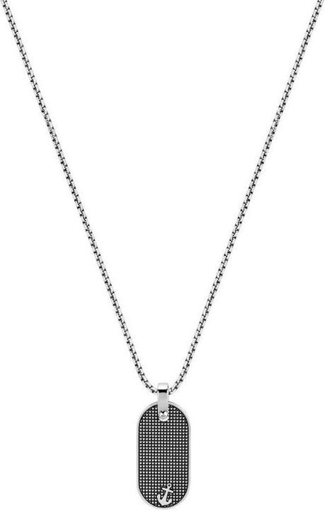 Actual product image Sector Men's necklace basic (Enamel, Steel collar)