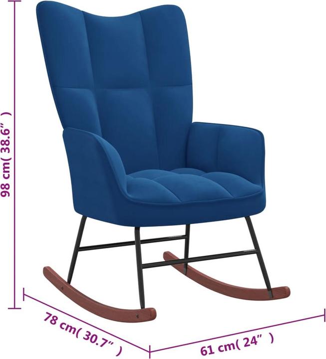 Produktbild vidaXL Schaukelstuhl