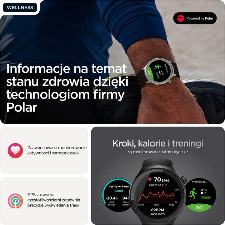 Produktbild Motorola Watch 2, black (47 mm, nur WLAN)