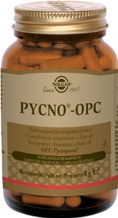 Produktbild Solgar PYCNO-OPC Pflanzliche Kapseln (30 Stk) (30 Stück, Kapseln, 101 g)
