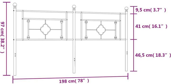 Actual product image vidaXL Jana (198 x 3 x 97 cm)
