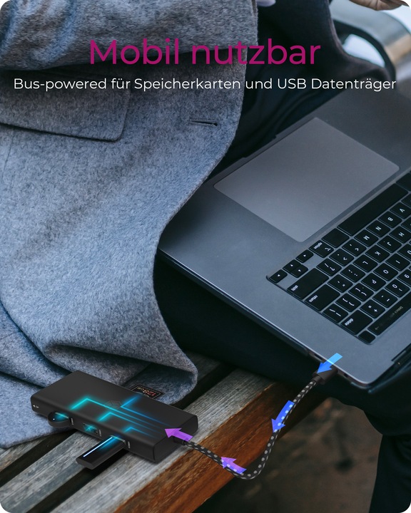 Produktbild Icy Box IB-DK4011-CPD (USB-C, 9 Ports)