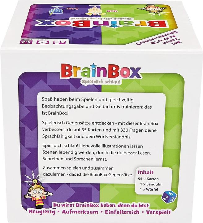 Actual product image Brainbox Opposites (German)