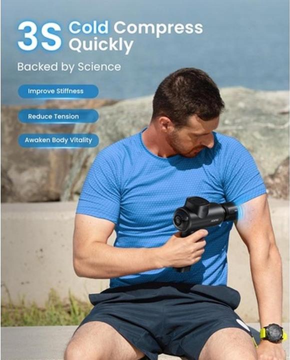 Actual product image Renpho Active Thermacool Massage Gun - Massage gun (5 Steps)