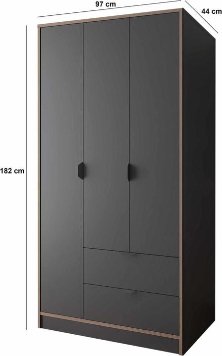 Produktbild Skye Decor Arden 97 Wardrobe (97 x 44 x 182 cm)