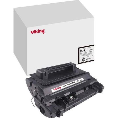 Viking, Toner, Tonerkartusche Kompatibel HP 90A CE390A Schwarz (BK)