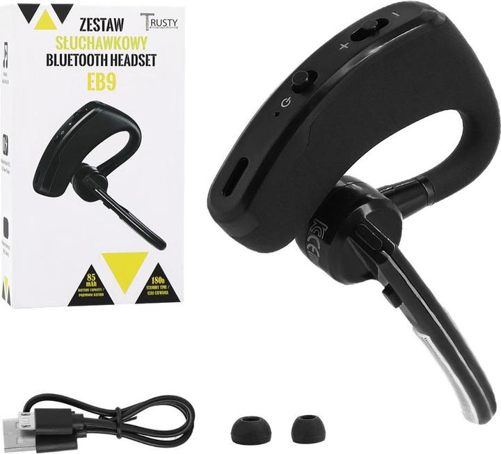 Actual product image Trust Trusty Bluetooth-Kopfhörer Trusty Legend Schwarz Eb9