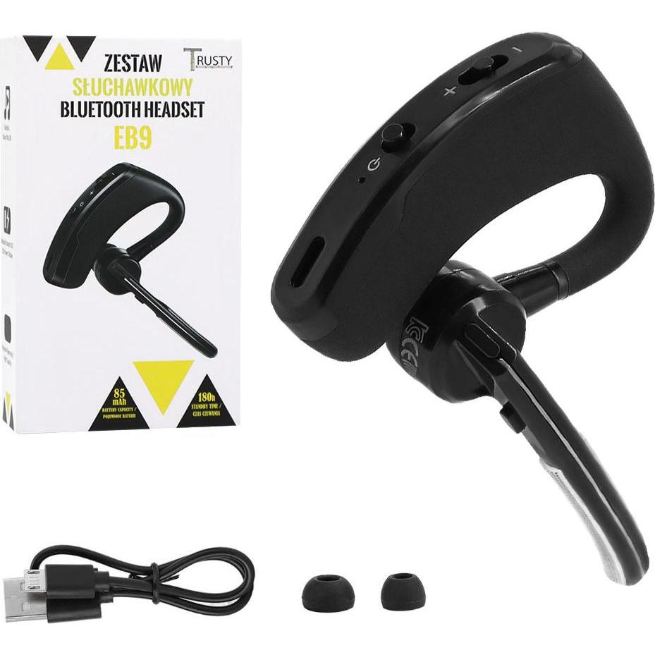 Trust Trusty Bluetooth-KopfhöRer Trusty Legend Schwarz Eb9, Cuffie