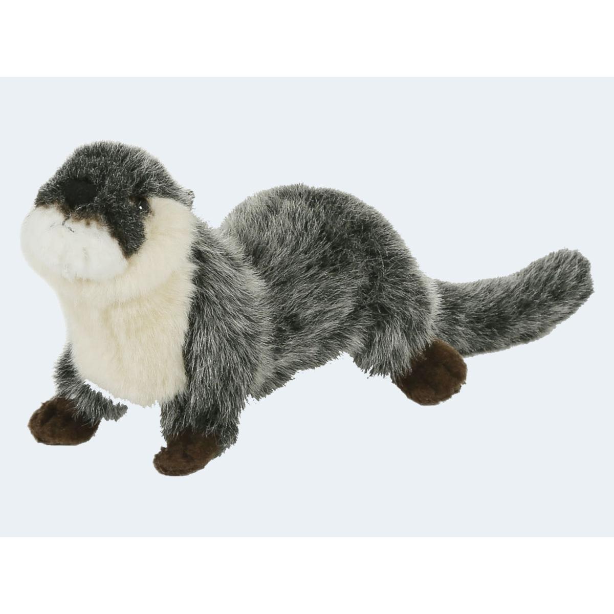 Semo Sconosciuto Peluche lontra, grigio, 30 cm, peluche peluche, lontra