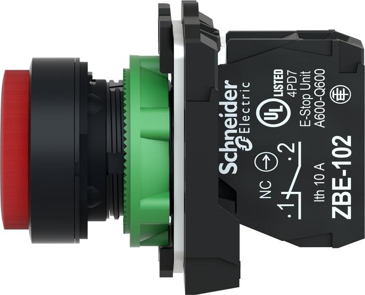Produktbild Schneider Electric PUSHBUTTON 230VAC 2AMP XB5 +OPTIONS