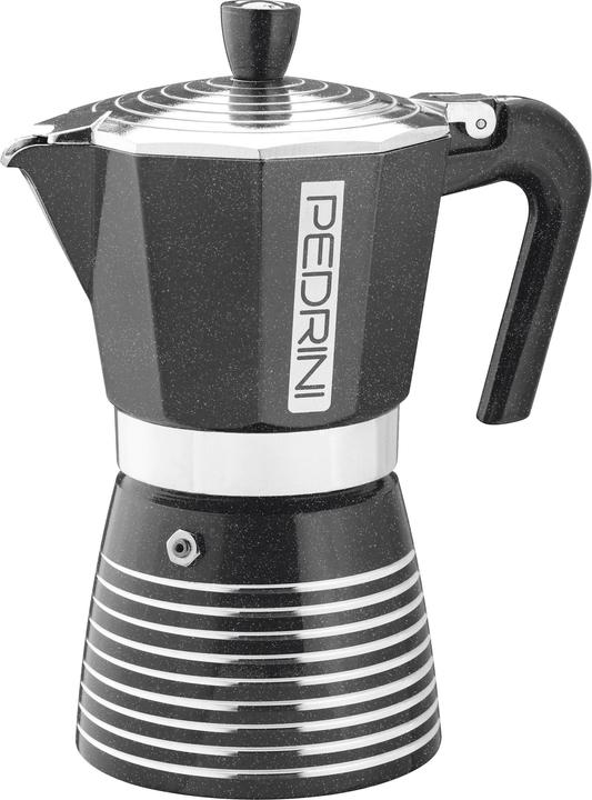 Immagine prodotto Pedrini Infinity Rock Espresso Maker alluminio antracite metallizzato 6 tazze (6 T.)