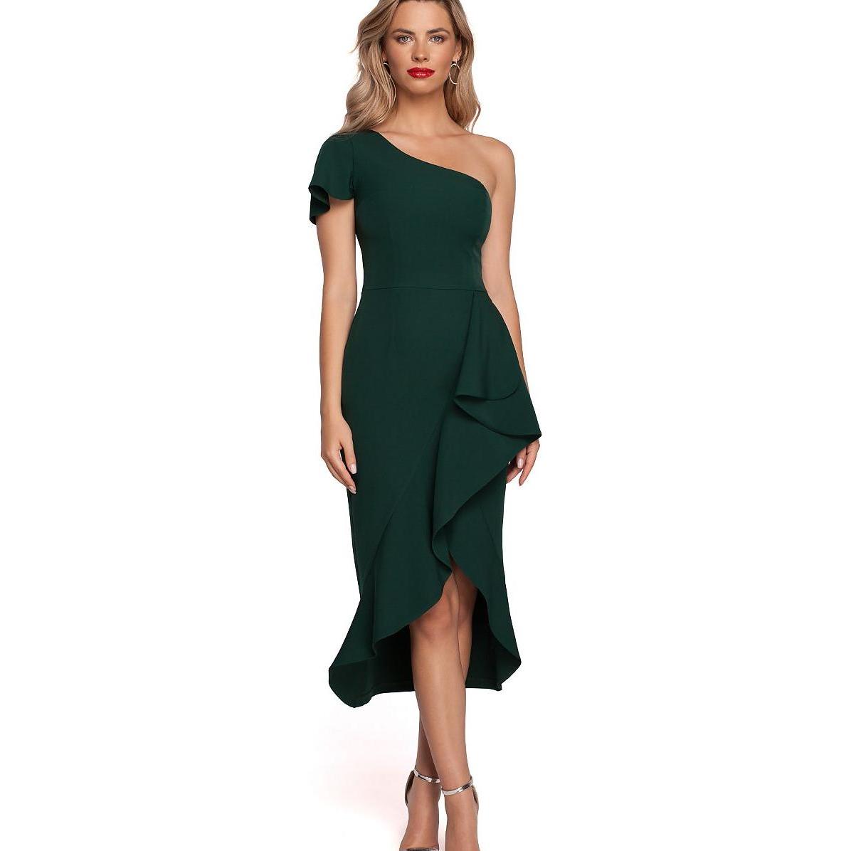 Makover, Damen, Kleider, Cocktailkleid, Grün, (XXL)