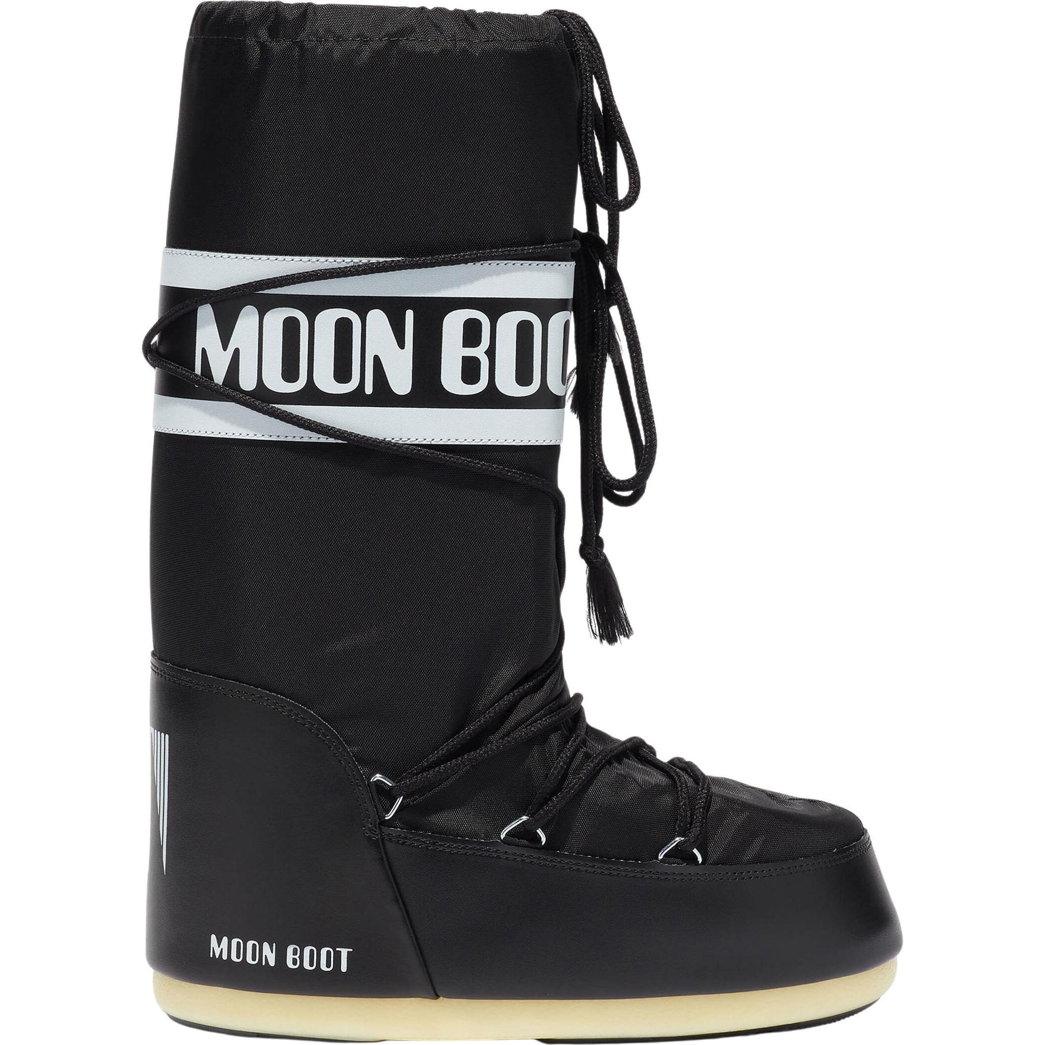 Moon Boot, Vrouwen, Laarzen, Icon Nylon, Zwart, (42, 43, 44)