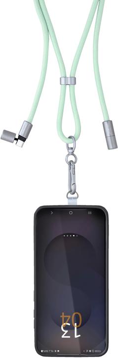 Actual product image Intenso Handykette als Lade- + Datenkabel USB-C bis 1,65m grün (1.65 m, USB 2.0, 60 W)