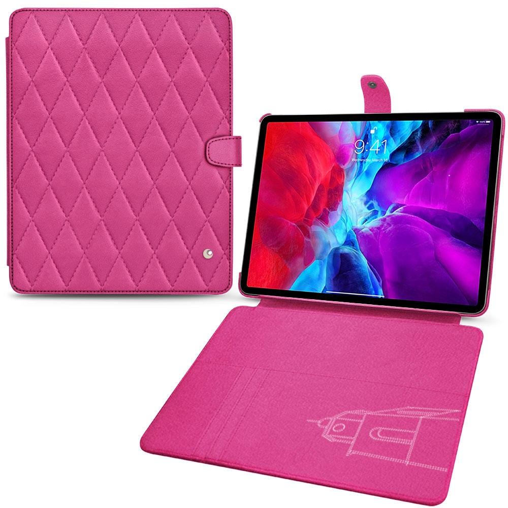 Thumbnail - Noreve Lederschutzhülle Wallet (iPad Pro 12.9 2020 (4. Gen)), Tablet Hülle, Rosa