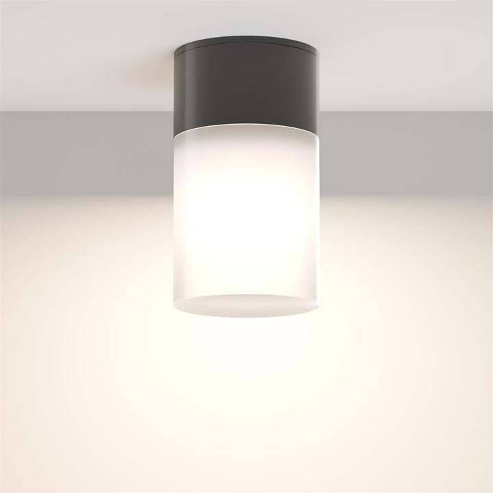 Produktbild Maytoni Willis Deckenleuchte, Deckenlampe E27 Schwarz IP54 (E27)