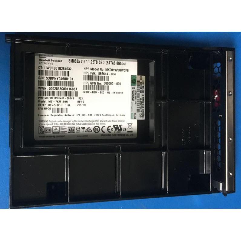 HPE SSD 1.9TB 6G LFF SATA MU PLP (1900 GB), SSD