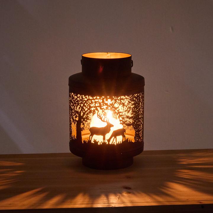 Produktbild Angela Bruderer Laterne «Scherenschnitt», H 22 cm