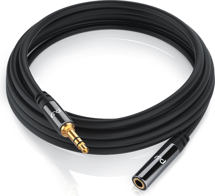 Produktbild Primewire 3,5mm Klinke Audio Kabel, AUX, HiFi Audio Klinkenkabel / Verlängerungskabel (0.50 m, 3.5mm Klinke (AUX))