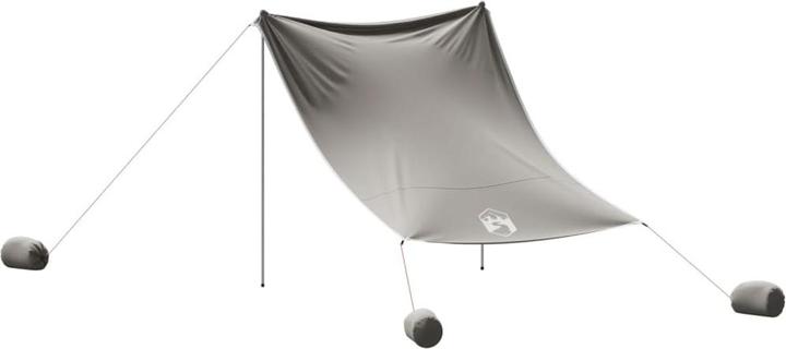 Produktbild VidaXL Strand-Schattenzelt mit Sandsäcken 214 x 236 cm (Strandzelt + Strandmuschel, 0.18 kg, 4 Personen)