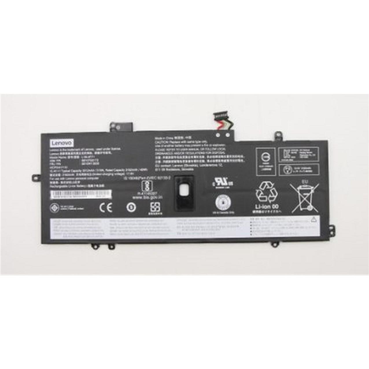 Lenovo Battery Internal 4c 51Wh LiIon LGC (4 Zellen, 3312 mAh), Notebook Akku, Schwarz