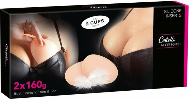 Produktbild Cottelli Collection Silikon-Einlagen hautfarben