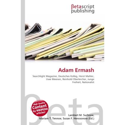 Adam Ermash, Fachbücher