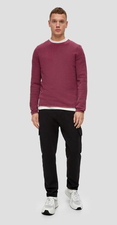 Image du produit s.Oliver Leichter Strickpullover mit Musterstruktur (L)