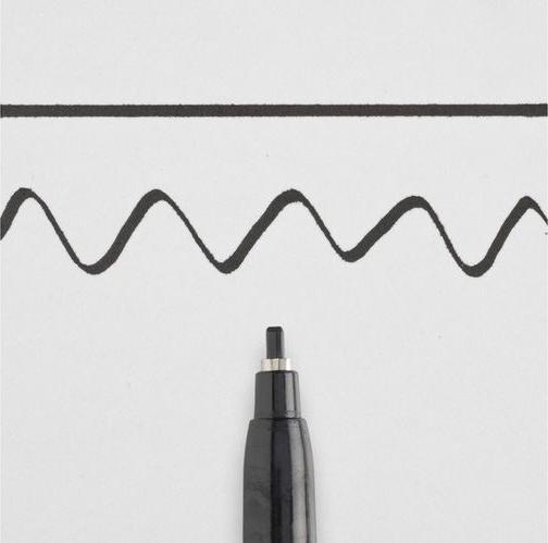 Image du produit Sakura Marqueur calligraphique 1.8 mm F, noir (1x)