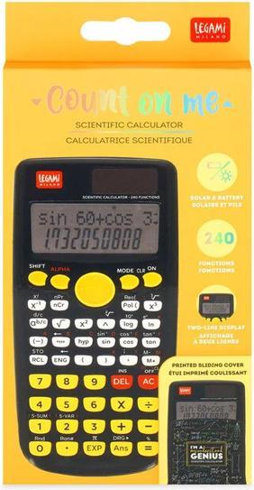 Produktbild Legami Rechner - Genius (Batterien, Solarzellen)