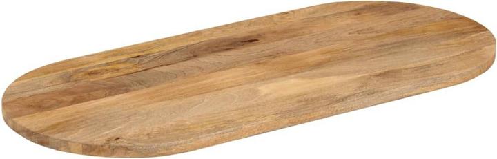 Produktbild VidaXL Tischplatte Holzplatte Massivholzplatte 100x50x3,8cm Oval Mangoholz