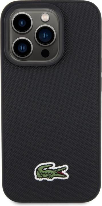 Immagine prodotto Lacoste Case Iconic Petit Pique Crossbody Cord MagSafe for iPhone 15 Pro black (Apple iPhone 15 Pro)