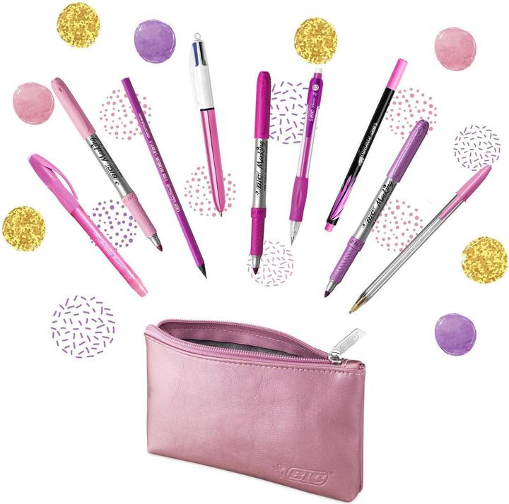 Image du produit Bic Ensemble rose et violet (9x)