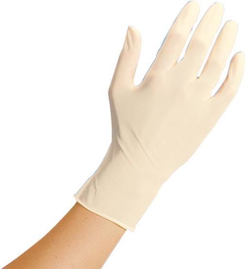 Produktbild Fripac Semperguard Latex-Einmalhandschuhe (S)
