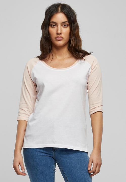 Immagine prodotto Urban Classics Tee Raglan 3/4 da donna a contrasto (XS)