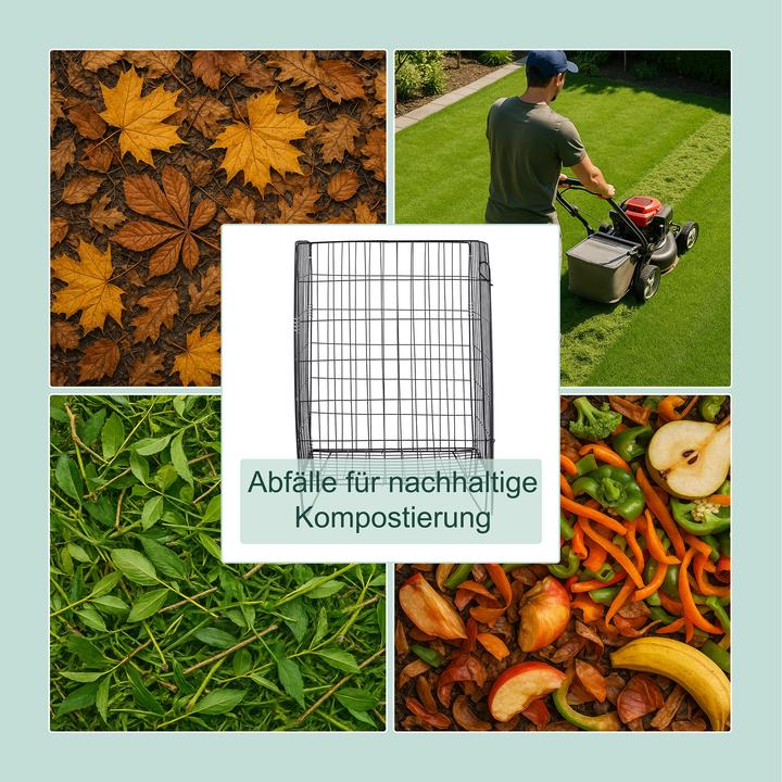 Actual product image Relaxdays Metal composter (120 l)