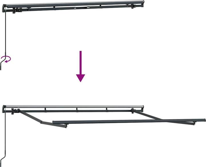 Produktbild vidaXL Aussenmarkise (350 x 200 cm)