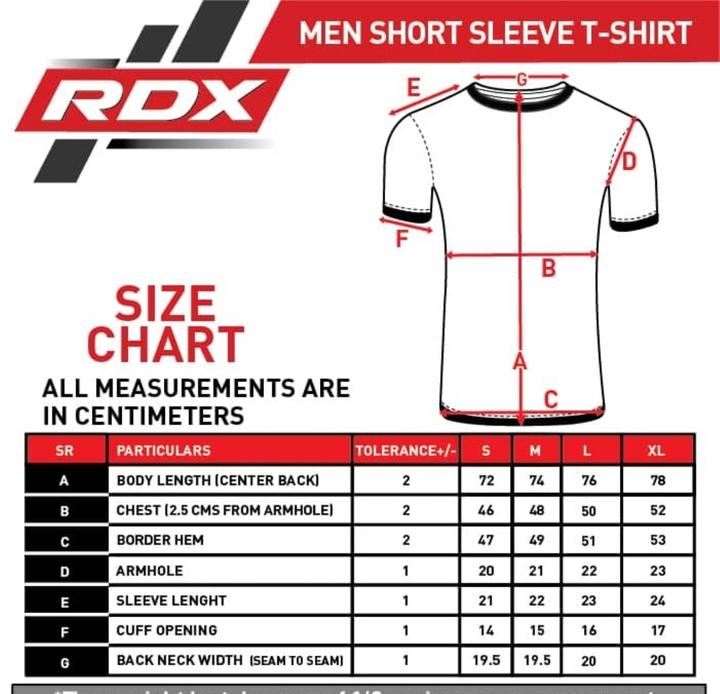 Actual product image Rdx Clothing T-Shirt Micro T2 Black Plus-M (M)