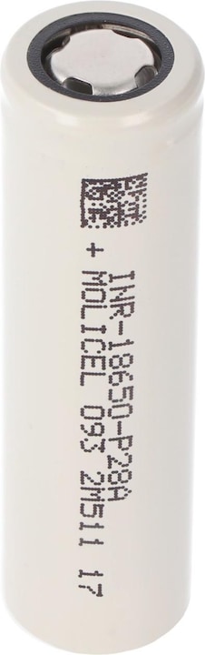 Immagine prodotto Molicel INR18650-P28A 2800mAh 35A Batteria agli ioni di litio, 3,6V - 3,7V non protetta, tariffa flat (18650, 2800 mAh)
