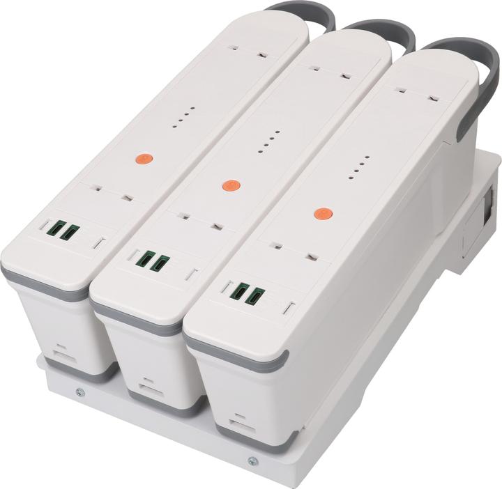 Produktbild Max Hauri LIBERTY QIKPAC Bundle Charger Base + 3 Akkus mit 2x USB-C 75W (150 W)