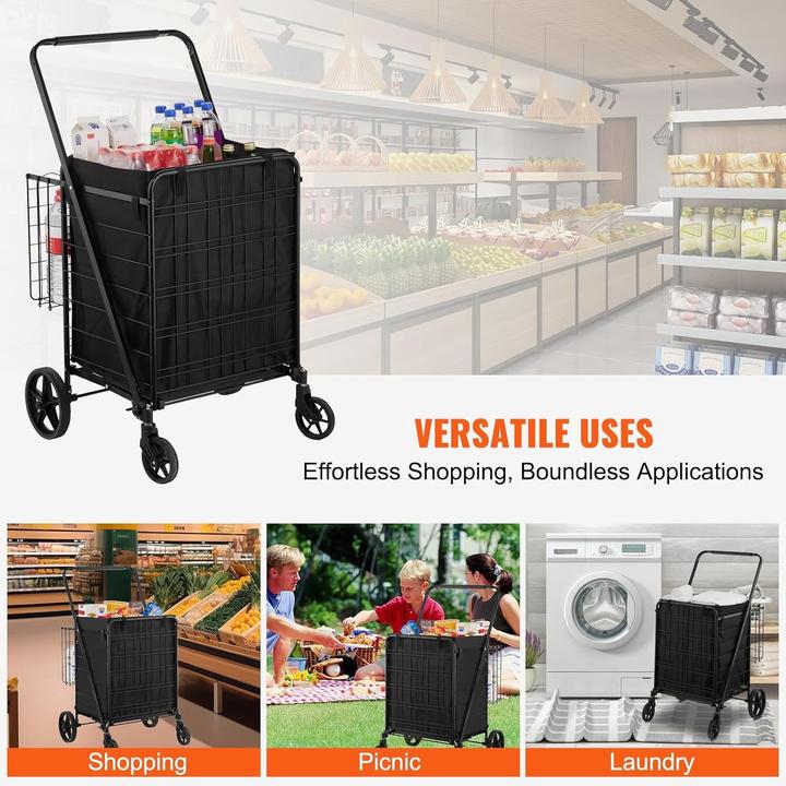 Image du produit Vevor Carrello della Spesa Pieghevole