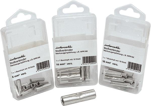 Produktbild Intercable Stossverbinder ICR10VSB10 10qmm m.Mittenanschlag SB-Boxen In.:10S
