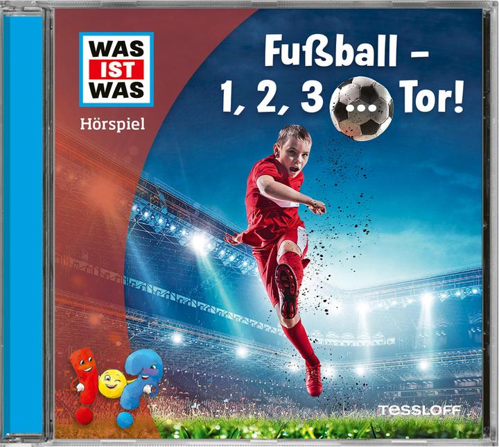 Actual product image Tessloff WAS IST WAS radio play. Football - 1, 2, 3... Goal! (Yesim Meisheit, STIL music & radio plays, Johannes Disselhoff, Sascha Nathan, Karim Khawatmi, German)