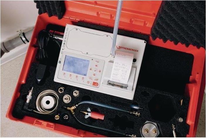 Actual product image Rothenberger Pressure/leakage meter ROTEST GW Professional Working range up to 20 bar