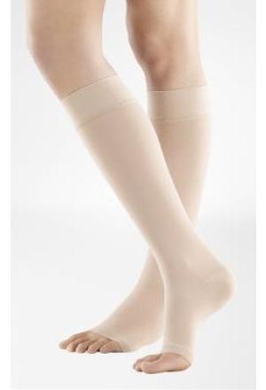 Produktbild Veno Train SOFT A-D KKL2 S plus/long offene Fussspitze creme (S)